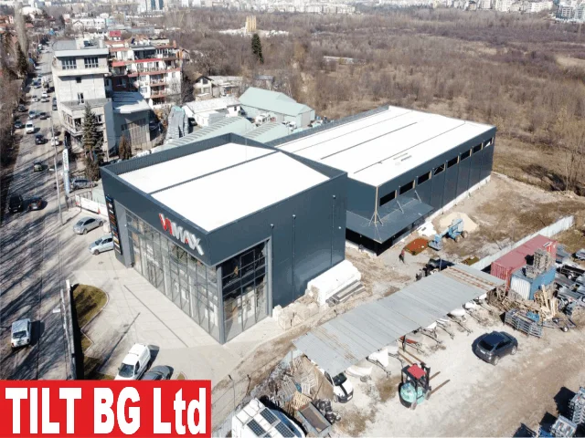 Метална конструкция хале 75 тона, 900 м² в София