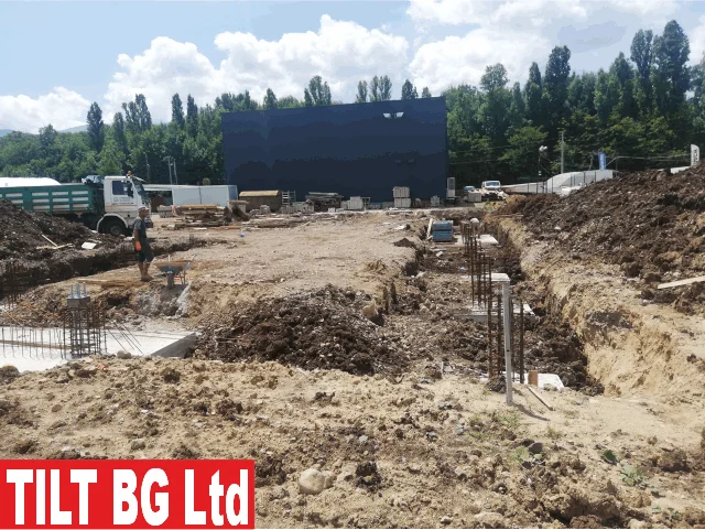 Метална конструкция хале, анкериране към бетоновата основа