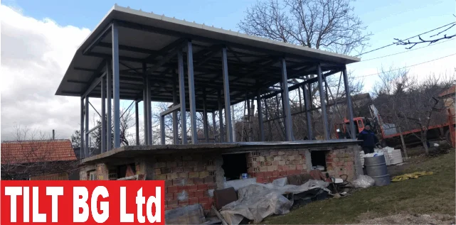 Надстрояване с метална конструкция — производство на профили