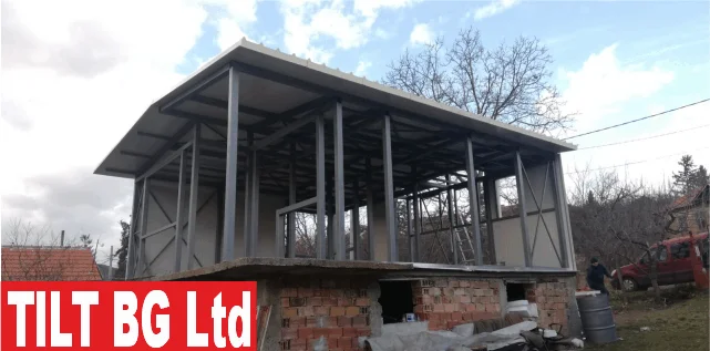 Надстрояване с метална конструкция — село Пожарево, общ изглед