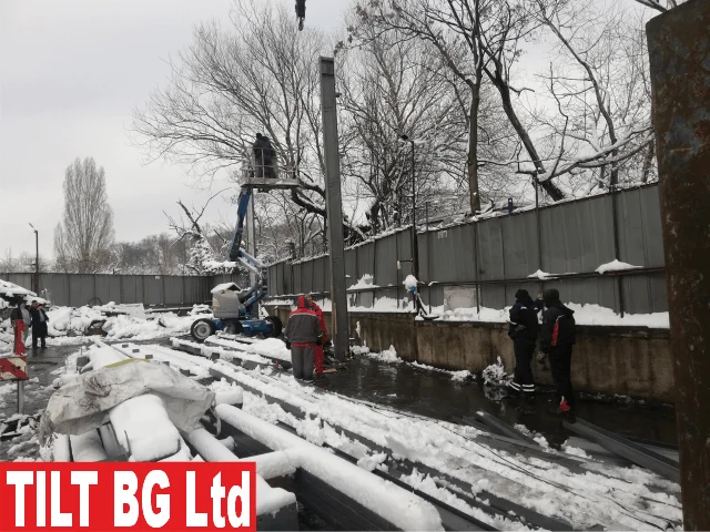 Пункт за отпадъци София - Метална конструкция — реализиран обект. Изграждане на метални халета и конструкции с доставка и монтаж на термопанели.