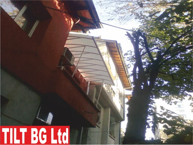 Метални навеси и козирки